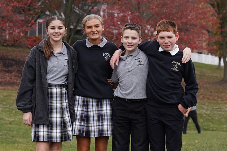 Group of Saints students